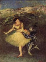 Edgar Degas Harlequin and Colombine